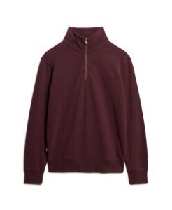 SUPERDRY OVIN ESSENTIAL LOGO HENLEY ΦΟΥΤΕΡ ΑΝΔΡΙΚΟ | BORDEAUX