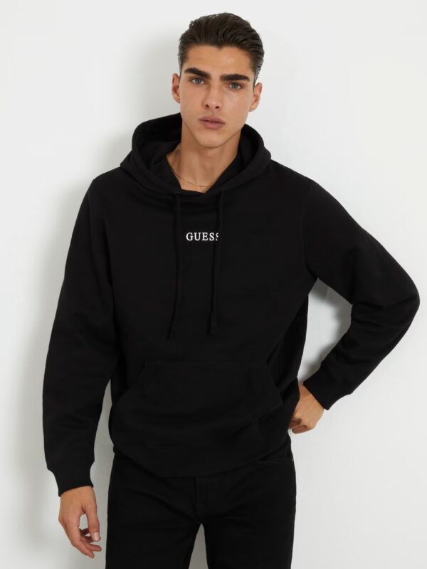 GUESS ROY GUESS HOODIE ΦΟΥΤΕΡ ΑΝΔΡΙΚΟ | BLACK