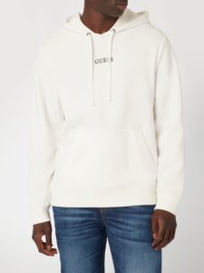 GUESS ROY GUESS HOODIE ΦΟΥΤΕΡ ΑΝΔΡΙΚΟ | WHITE