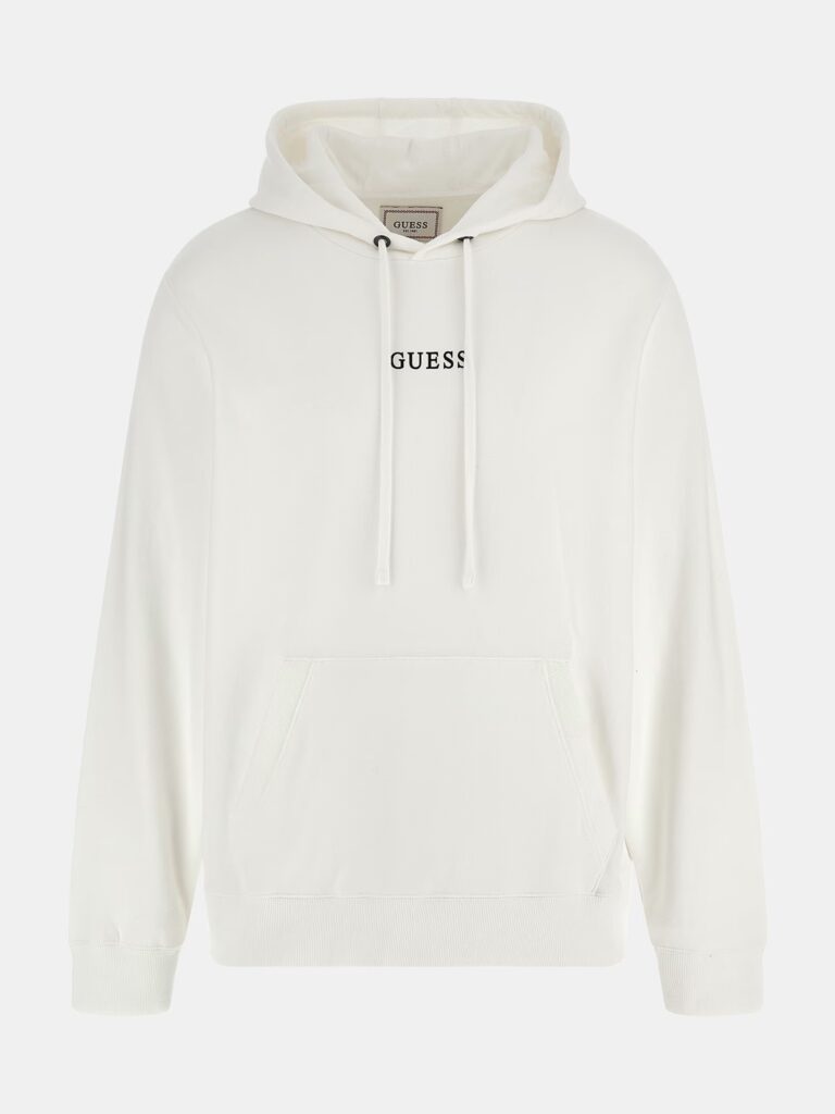 GUESS ROY GUESS HOODIE ΦΟΥΤΕΡ ΑΝΔΡΙΚΟ | WHITE