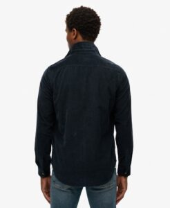 SUPERDRY CORDUROY WORKWEAR SHIRT ΠΟΥΚΑΜΙΣΟ ΑΝΔΡΙΚΟ | DARK BLUE