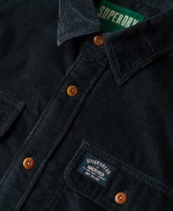 SUPERDRY CORDUROY WORKWEAR SHIRT ΠΟΥΚΑΜΙΣΟ ΑΝΔΡΙΚΟ | DARK BLUE