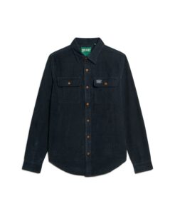 SUPERDRY CORDUROY WORKWEAR SHIRT ΠΟΥΚΑΜΙΣΟ ΑΝΔΡΙΚΟ | DARK BLUE