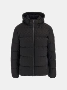 GUESS MONOGRAM PUFFA JKT ΜΠΟΥΦΑΝ ΑΝΔΡΙΚΟ | BLACK