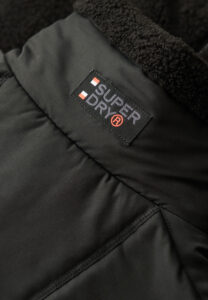 SUPERDRY SDCD RELAXED FLEECE TREKKER JACKET ΜΠΟΥΦΑΝ ΑΝΔΡΙΚΟ | BLACK