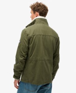 SUPERDRY OVIN PATCHED ROOKIE JACKET ΜΠΟΥΦΑΝ ΑΝΔΡΙΚΟ | KHAKI