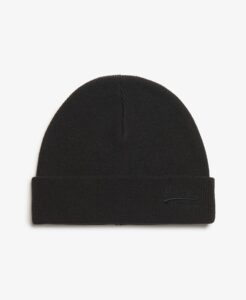 SUPERDRY SDNA ESSENTIAL LOGO KNITTED BEANIE ΓΥΝΑΙΚΕΙΟ | BLACK