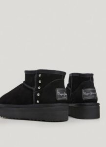 PEPE JEANS SH DISSY METAL W BOOTS & BOOTIES ΠΑΠΟΥΤΣΙ ΓΥΝΑΙΚΕΙΟ | BLACK