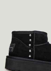 PEPE JEANS SH DISSY METAL W BOOTS & BOOTIES ΠΑΠΟΥΤΣΙ ΓΥΝΑΙΚΕΙΟ | BLACK