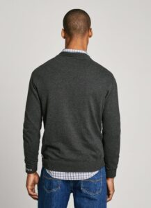 PEPE JEANS NEW ANDRE CREW NECK ΠΛΕΚΤΟ ΑΝΔΡΙΚΟ | DARK GREY