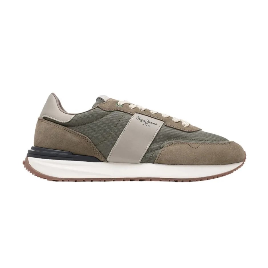 PEPE JEANS SH BUSTER SUPRA M FASHION SNEAKERS ΠΑΠΟΥΤΣΙ ΑΝΔΡΙΚΟ | KHAKI