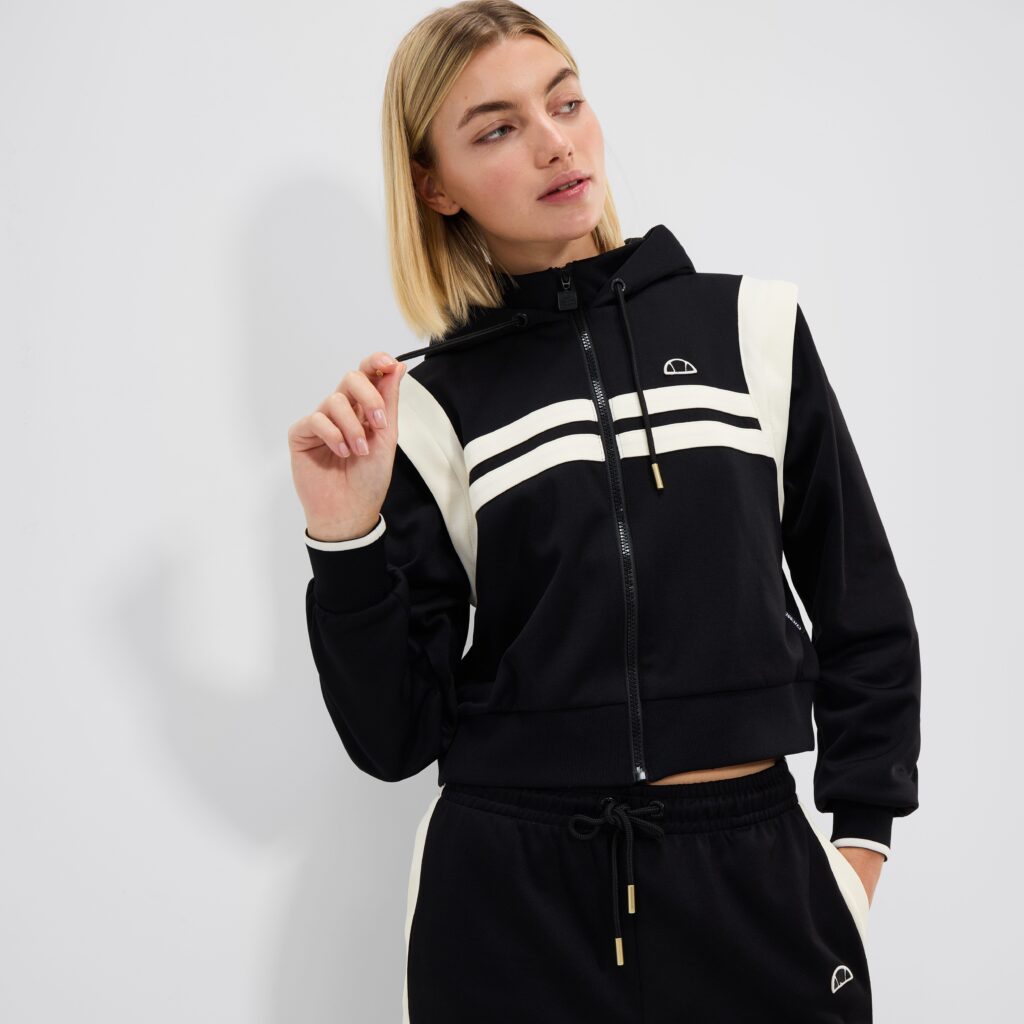 ELLESSE SARTORIA PERNA CROPPED TRACK TOP ΜΠΟΥΦΑΝ ΓΥΝΑΙΚΕΙΟ | BLACK