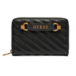 GUESS SELA SLG MEDIUM ZIP ΑΞΕΣΟΥΑΡ ΓΥΝΑΙΚΕΙΟ | BLACK