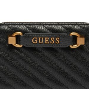 GUESS SELA SLG MEDIUM ZIP ΑΞΕΣΟΥΑΡ ΓΥΝΑΙΚΕΙΟ | BLACK