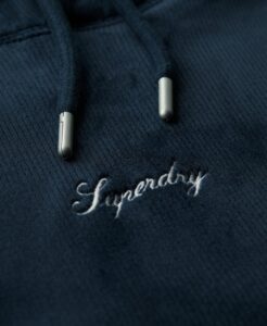 SUPERDRY COUNTRY CLUB VELOUR LOOSE HOOD ΦΟΥΤΕΡ ΓΥΝΑΙΚΕΙΟ | DARK BLUE