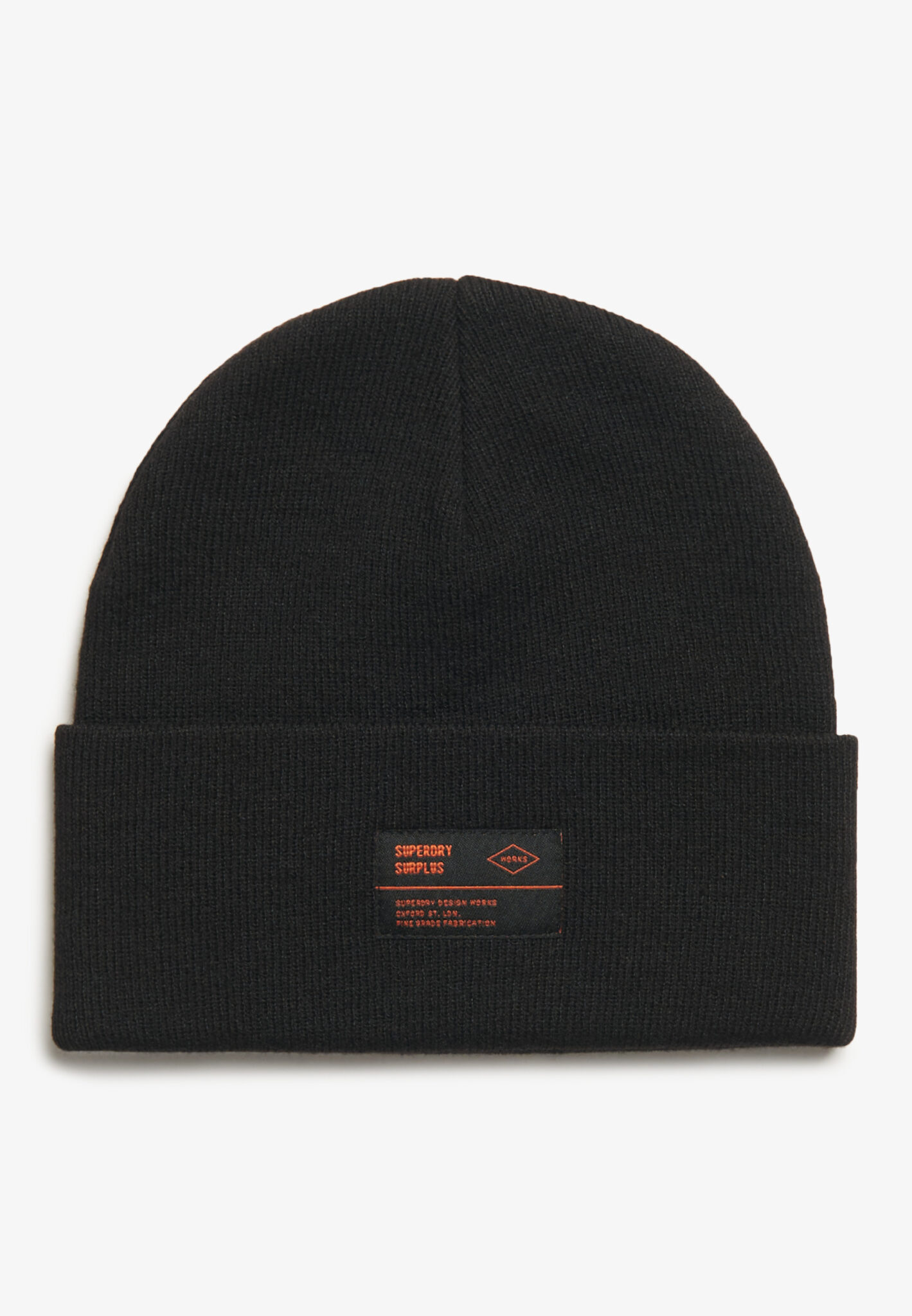 SUPERDRY SDNA SURPLUS KNITTED BEANIE HAT ΑΞΕΣΟΥΑΡ ΓΥΝΑΙΚΕΙΟ | BLACK