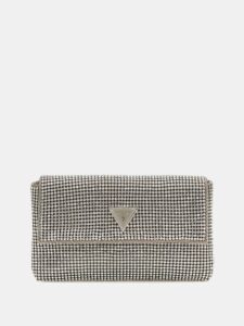 GUESS ZALINA FLAP CLUTCH ΤΣΑΝΤΑ ΓΥΝΑΙΚΕΙΟ | GREY