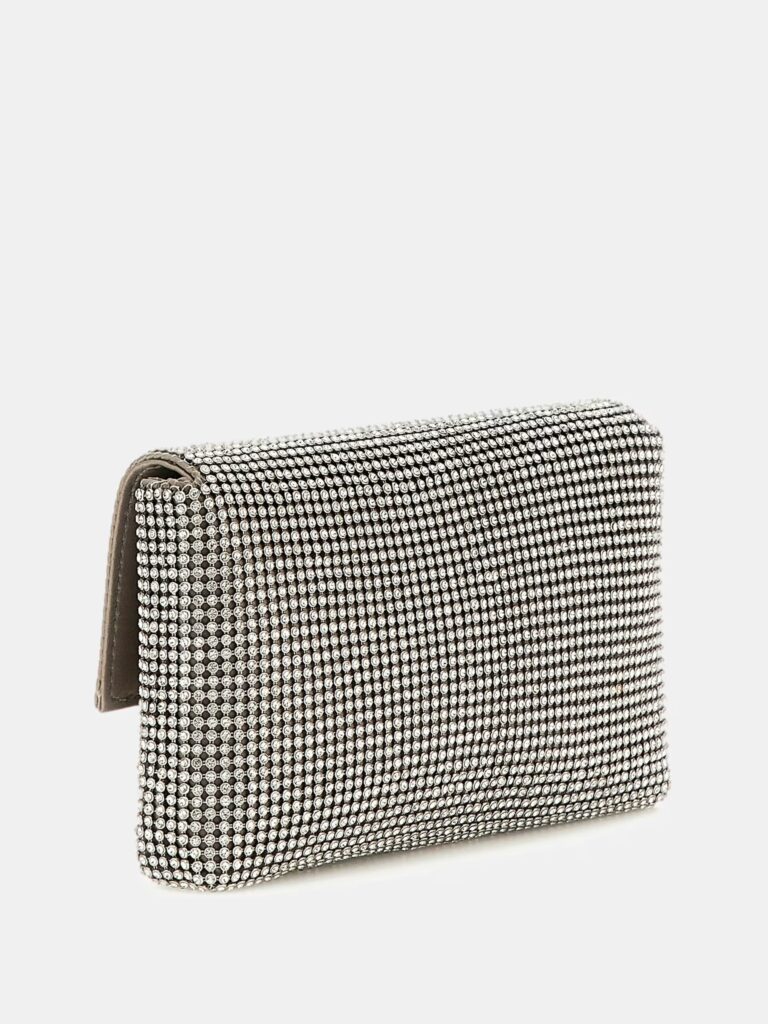 GUESS ZALINA FLAP CLUTCH ΤΣΑΝΤΑ ΓΥΝΑΙΚΕΙΟ | GREY