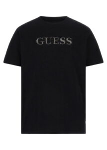 GUESS SS BSC EMBELLISHED L ΜΠΛΟΥΖΑ ΑΝΔΡΙΚΟ | BLACK