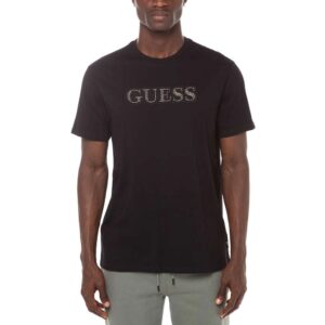 GUESS SS BSC EMBELLISHED L ΜΠΛΟΥΖΑ ΑΝΔΡΙΚΟ | BLACK