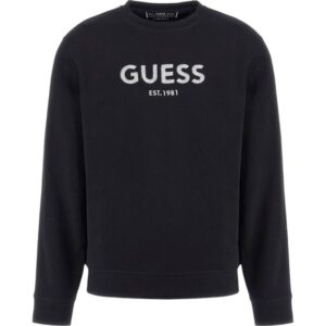 GUESS GUESS BOX CN SWEATSH ΦΟΥΤΕΡ ΑΝΔΡΙΚΟ | BLACK