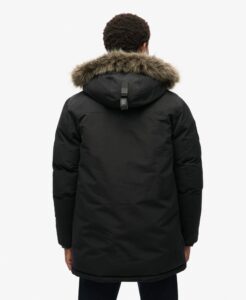 SUPERDRY OVIN EVEREST FAUX FUR PARKA JACKET ΜΠΟΥΦΑΝ ΑΝΔΡΙΚΟ | BLACK