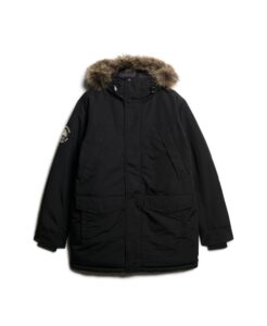 SUPERDRY OVIN EVEREST FAUX FUR PARKA JACKET ΜΠΟΥΦΑΝ ΑΝΔΡΙΚΟ | BLACK