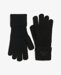 SUPERDRY SDNA SOFT RIB KNIT GLOVES ΑΞΕΣΟΥΑΡ ΓΥΝΑΙΚΕΙΟ | BLACK