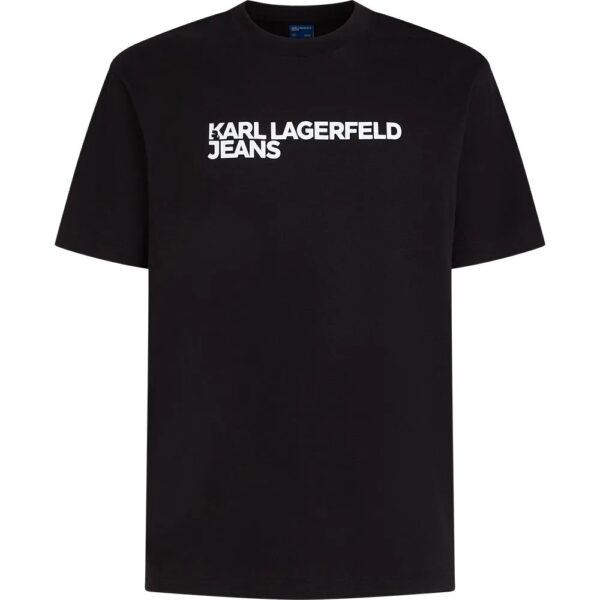 KARL LAGERFELD JEANS KLJ REG SS ESSENTIAL TEE | BLACK