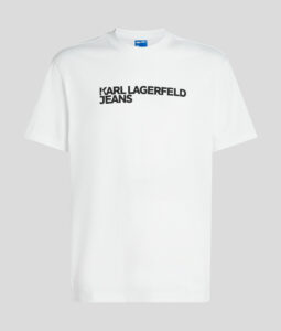 KARL LAGERFELD JEANS KLJ REG SS ESSENTIAL TEE | WHITE