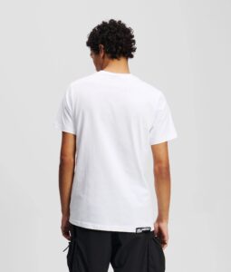 KARL LAGERFELD JEANS KLJ SLIM SS TEE A1M17003 | WHITE