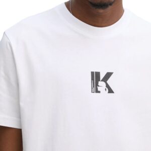 KARL LAGERFELD JEANS KLJ REG SS K-LOGO TEE A1M17044 | WHITE