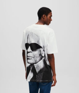 KARL LAGERFELD JEANS KLJ RELAXED SS KARL TEE A1M17113 | WHITE