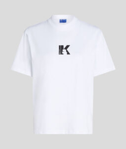 KARL LAGERFELD JEANS KLJ REG SS K-LOGO TEE A1W17031 | WHITE