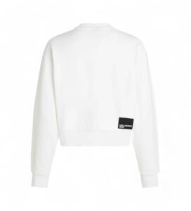 KARL LAGERFELD JEANS KLJ REG ESSENTIAL LOGO SWEAT A1W20005 | WHITE