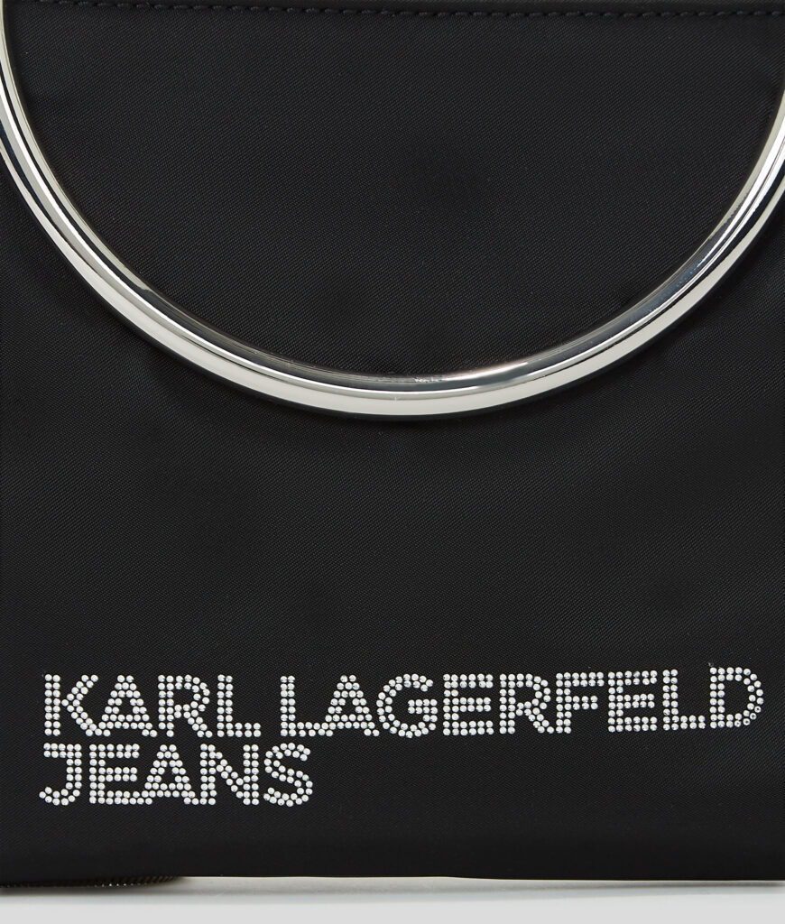 KARL LAGERFELD JEANS KLJ PARTY SATIN BAG | BLACK