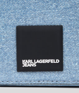 KARL LAGERFELD JEANS KLJ BOX LOGO CAMERA BAG  DENIM A1W30326 | BLUE