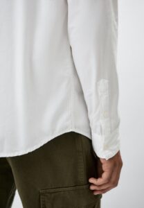 GJ LS SLIM POCKET SHIRT ΠΟΥΚΑΜΙΣΟ ΑΝΔΡΙΚΟ | WHITE