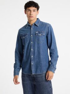 GJ SLIM LS DENIM SHIRT ΠΟΥΚΑΜΙΣΟ ΑΝΔΡΙΚΟ | DENIM