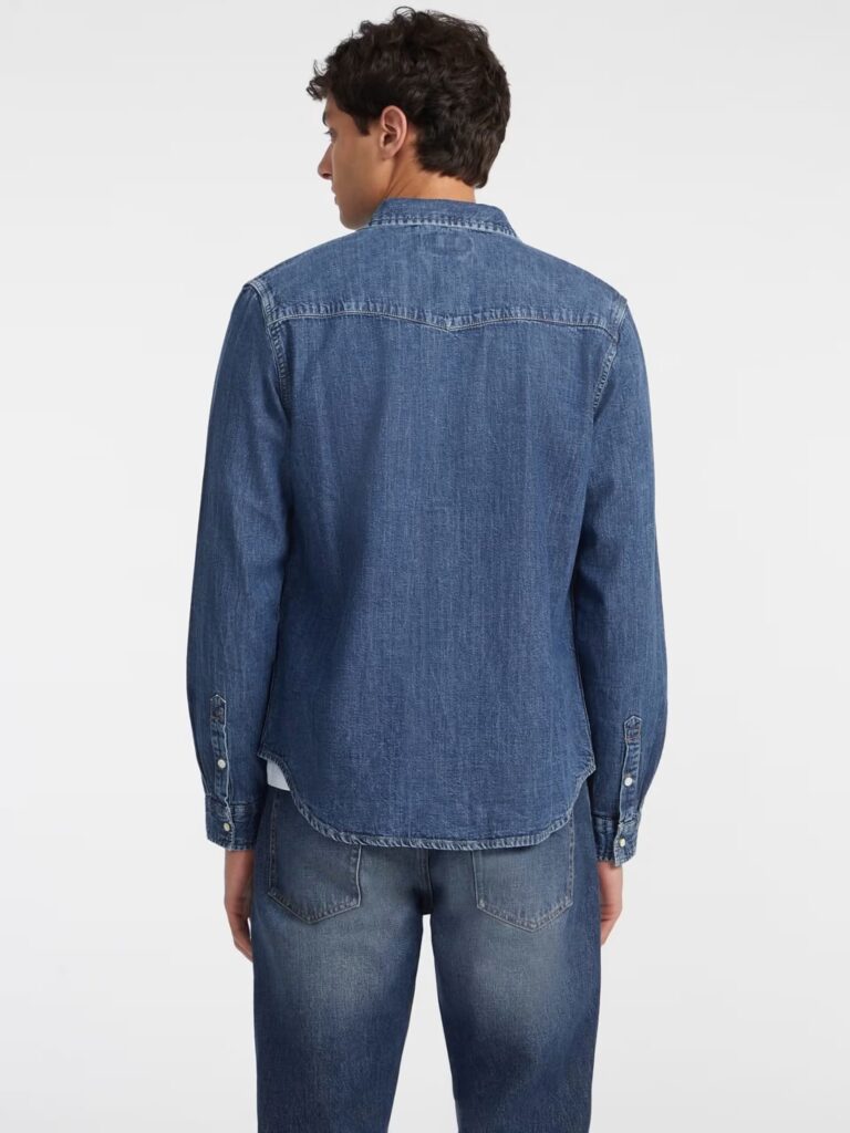 GJ SLIM LS DENIM SHIRT ΠΟΥΚΑΜΙΣΟ ΑΝΔΡΙΚΟ | DENIM