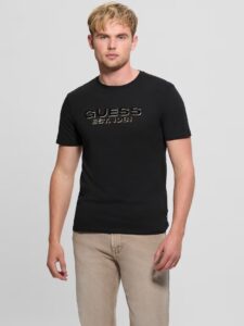 SS BSC VELVET LOGO TEE ΜΠΛΟΥΖΑ ΑΝΔΡΙΚΟ | BLACK