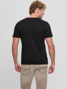 SS BSC VELVET LOGO TEE ΜΠΛΟΥΖΑ ΑΝΔΡΙΚΟ | BLACK