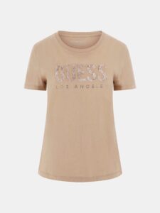 GUESS SS CN PYTHON LOGO TEE ΜΠΛΟΥΖΑ ΓΥΝΑΙΚΕΙΟ | BEIGE