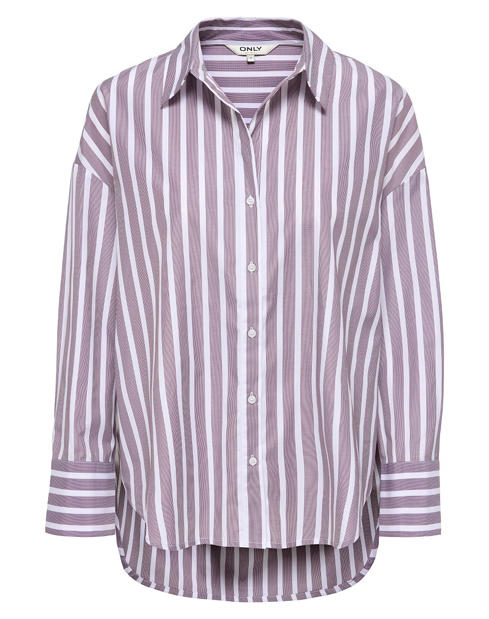 ONLOREGON ALVA LS REG SHIRT NOOS WVN | LIGHT BROWN
