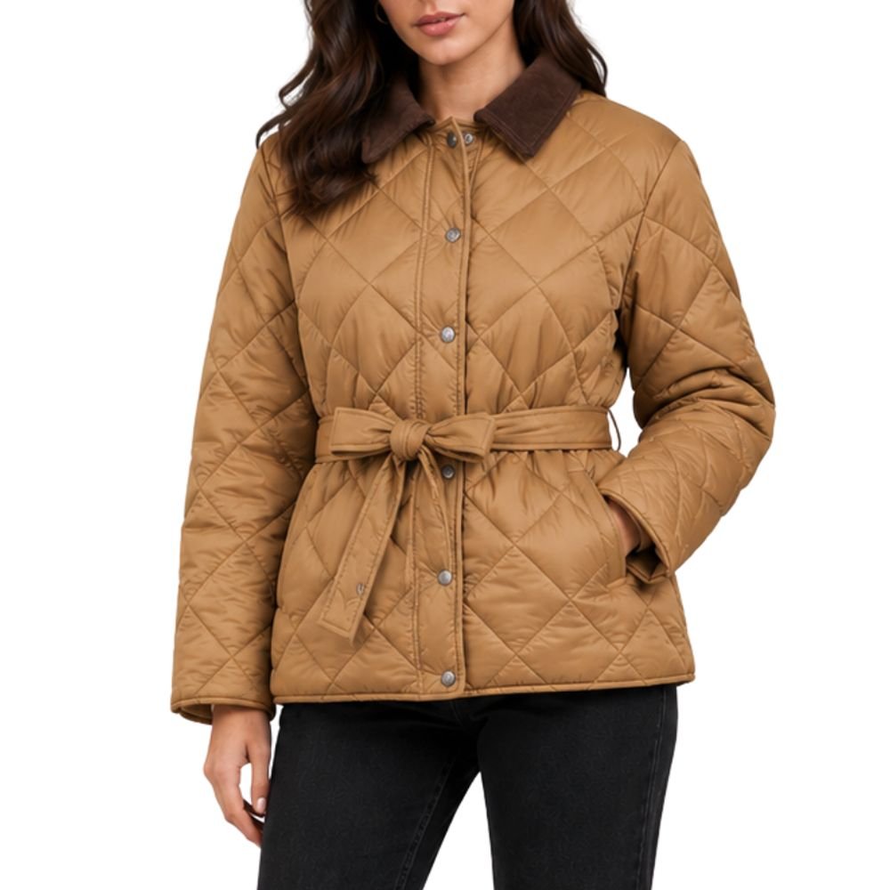 ONLTAHIA LW CORD MIX JACKET CC OTW | LIGHT BROWN
