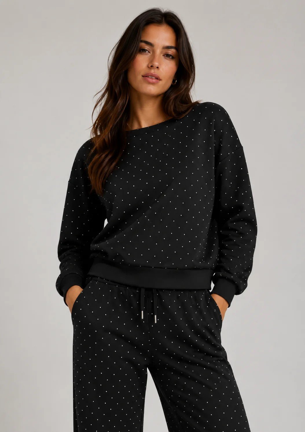 ONLSCARLET L/S SWEAT UB RS SWT | BLACK