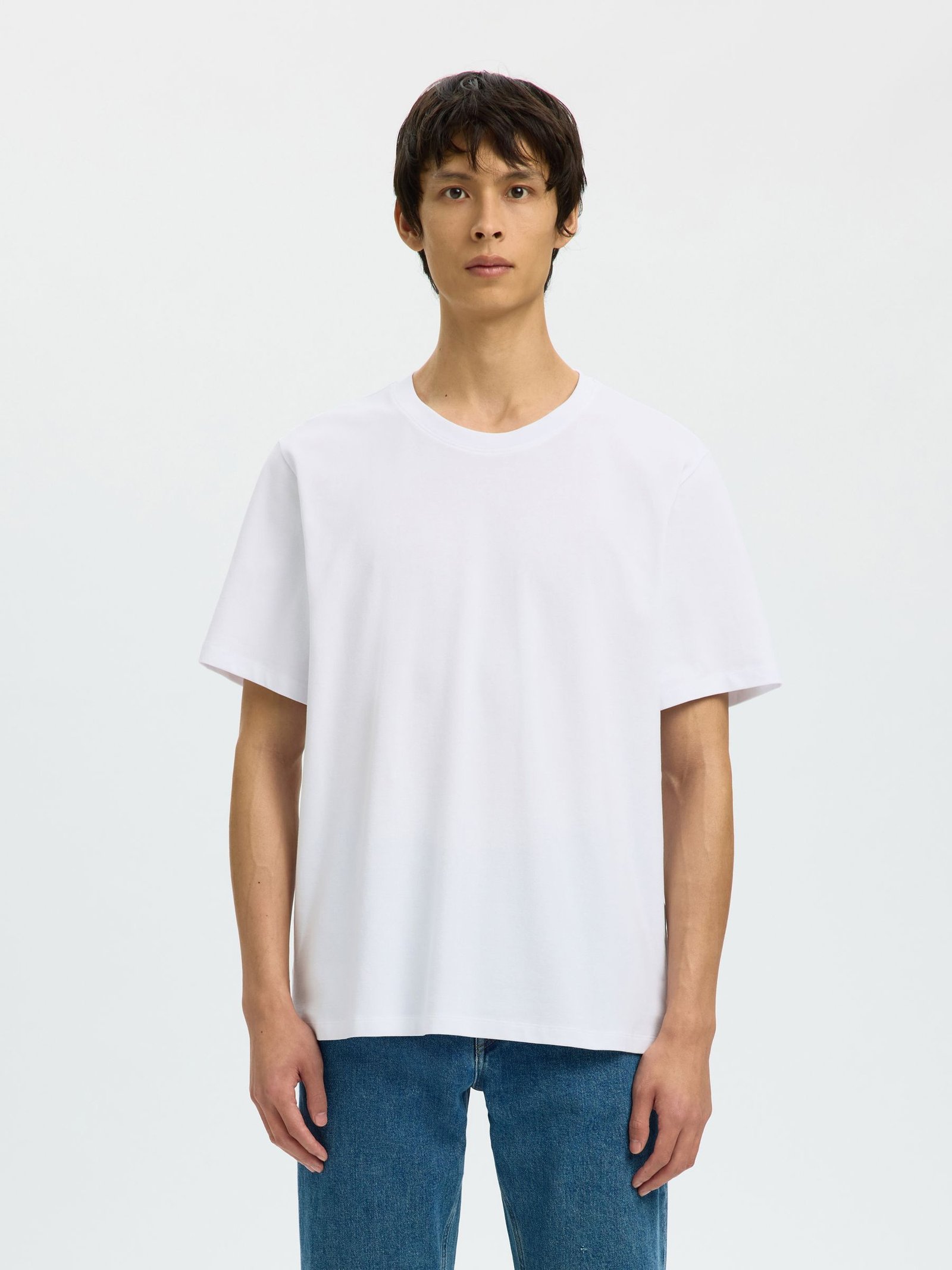 SLMATLAS SS O-NECK TEE NOOS | WHITE