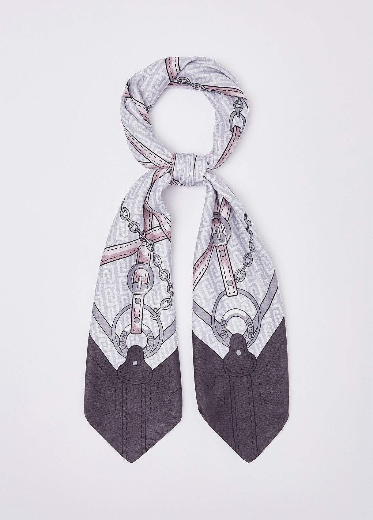SOFT_2F6A47 FOULARD TESSUTO ΚΑΣΚΟΛ ΓΥΝΑΙΚΕΙΟ | BLACK