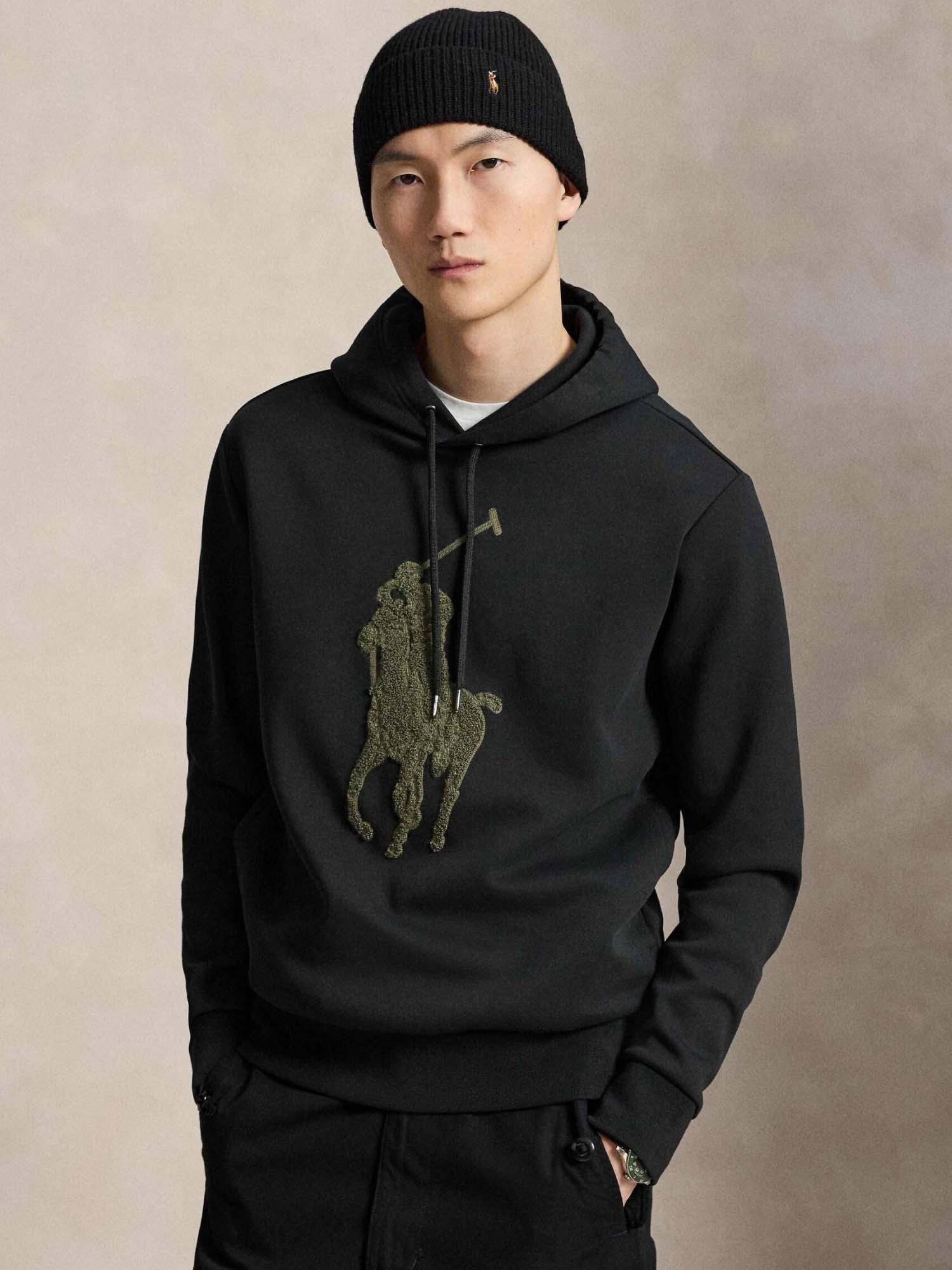 30/1 DOUBLE KNT CVC-KNT-SWEATSHIRT | BLACK