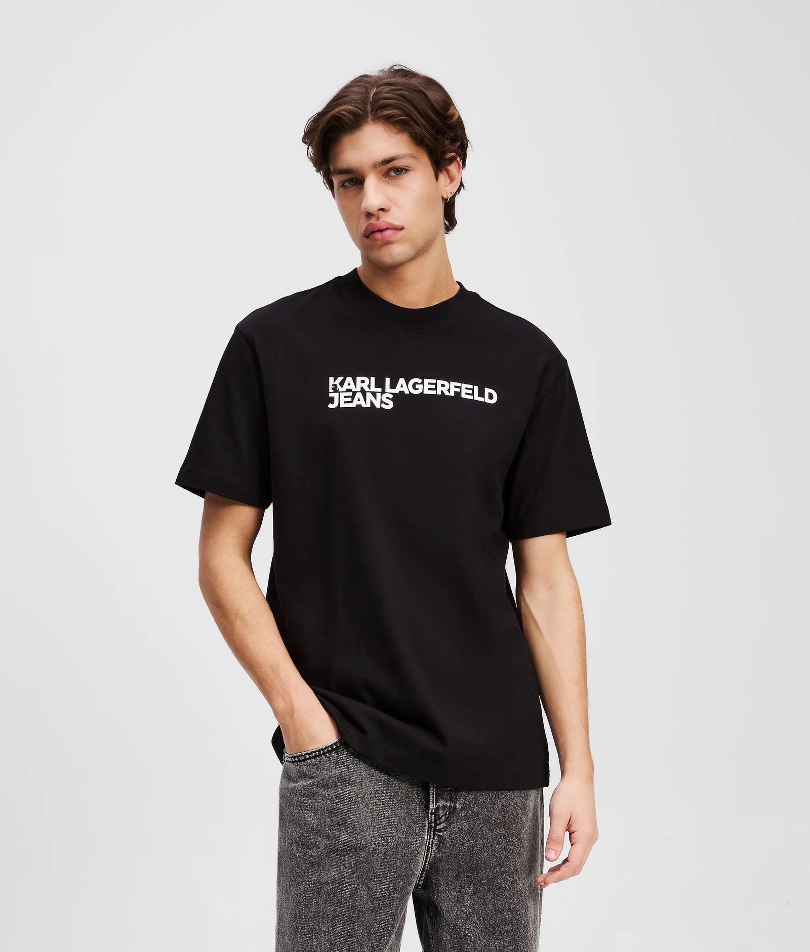 KLJ SLIM SS TEE | BLACK